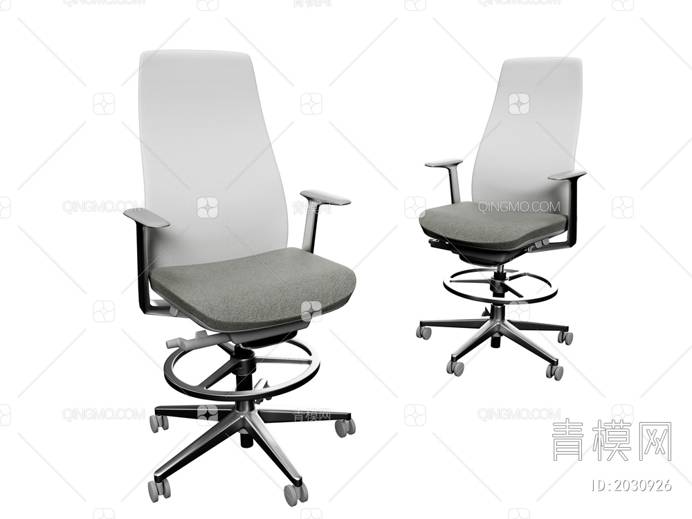 办公椅3D模型下载【ID:2030926】
