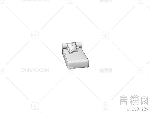 贵妃椅3D模型下载【ID:2031229】