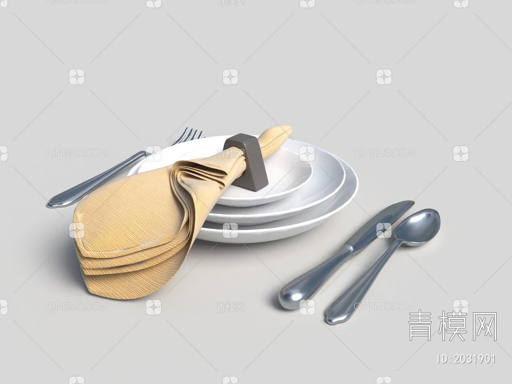 餐具3D模型下载【ID:2031901】