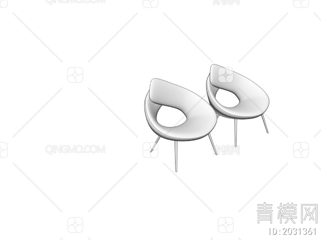单椅3D模型下载【ID:2031361】