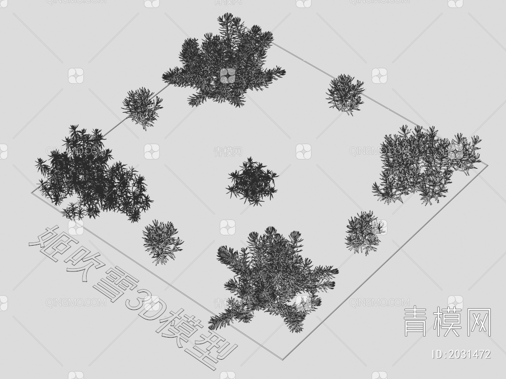 姬吹雪 植物 灌木3D模型下载【ID:2031472】