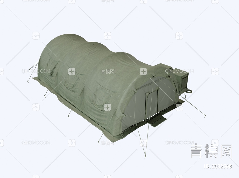 野战临时指挥军事帐篷SU模型下载【ID:2032568】