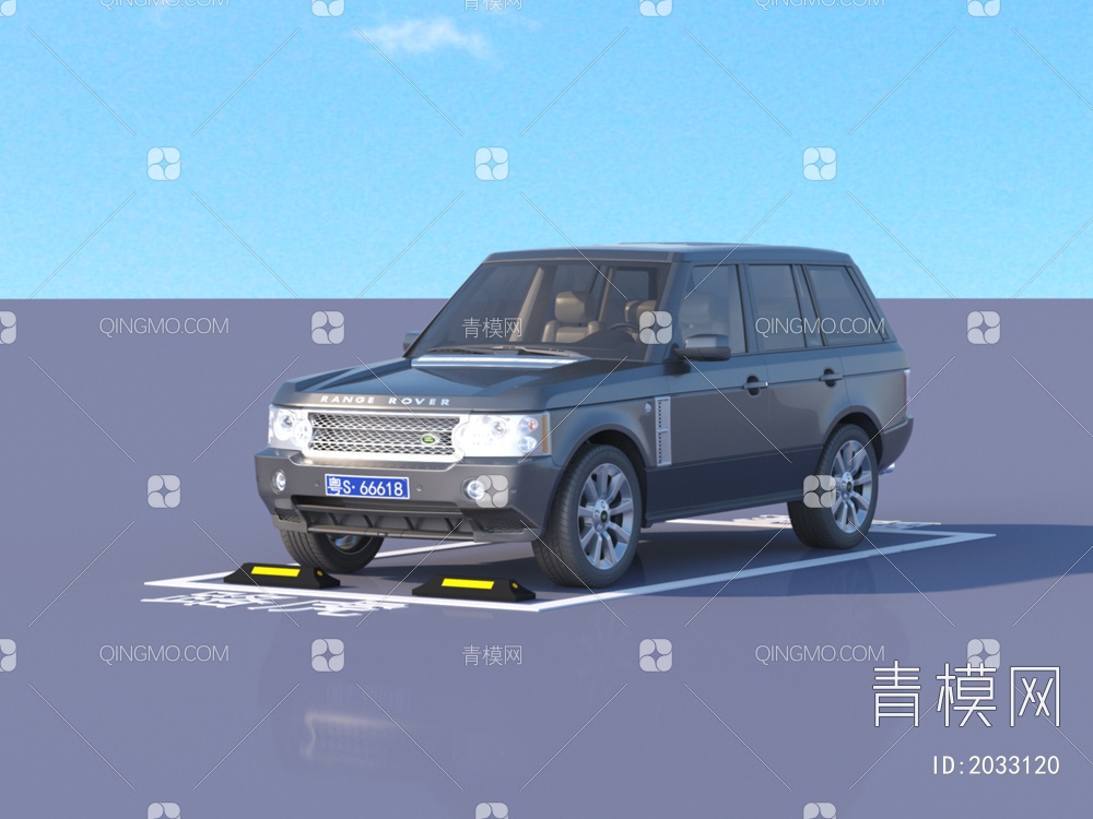 豪车 车位3D模型下载【ID:2033120】
