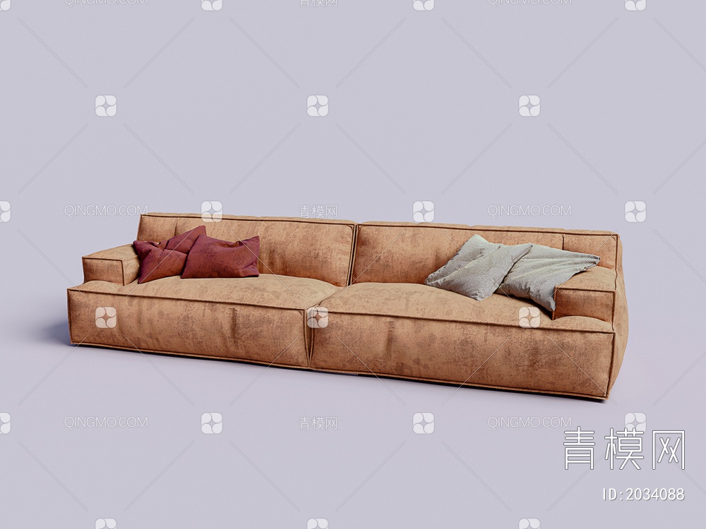 慵懒多人沙发3D模型下载【ID:2034088】