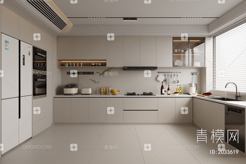厨房3D模型下载【ID:2033619】