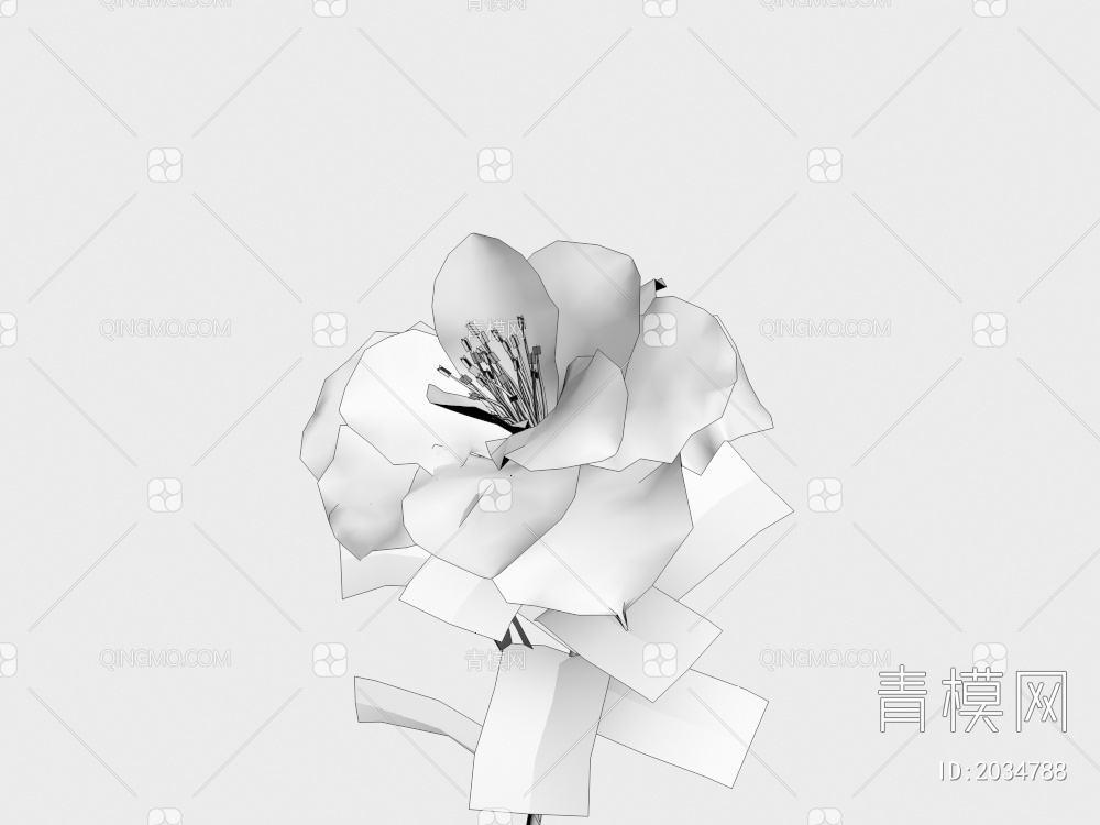 花 野花 绿植 花朵3D模型下载【ID:2034788】