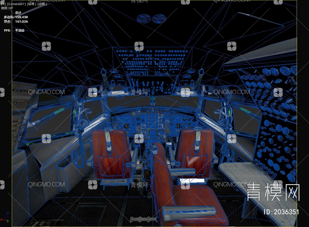 AWACSE3S预警直升机飞机3D模型下载【ID:2036351】