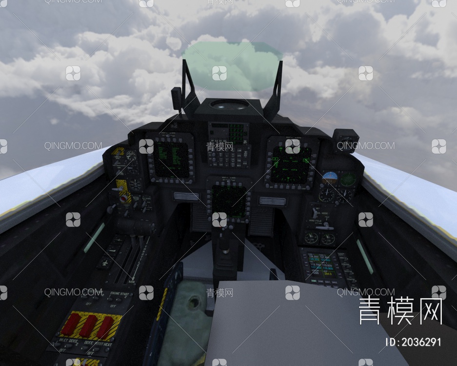 avenger隐形攻击机轰炸机3D模型下载【ID:2036291】