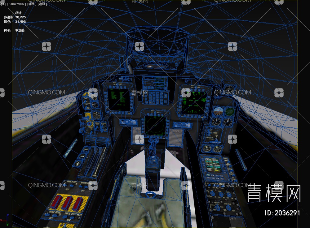 avenger隐形攻击机轰炸机3D模型下载【ID:2036291】