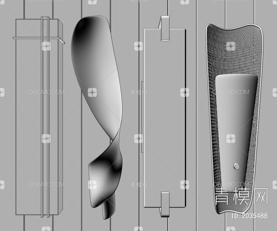 壁灯3D模型下载【ID:2035488】