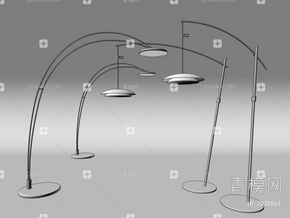 落地灯3D模型下载【ID:2035861】