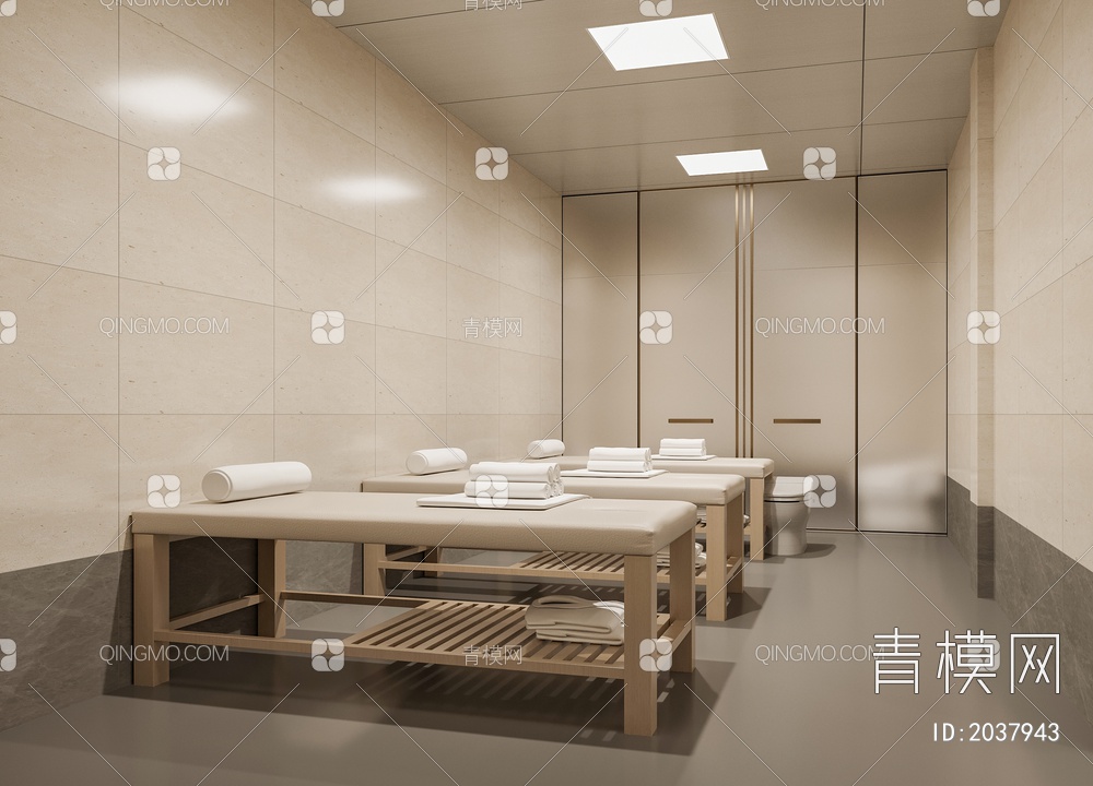 洗浴中心 公共澡堂3D模型下载【ID:2037943】
