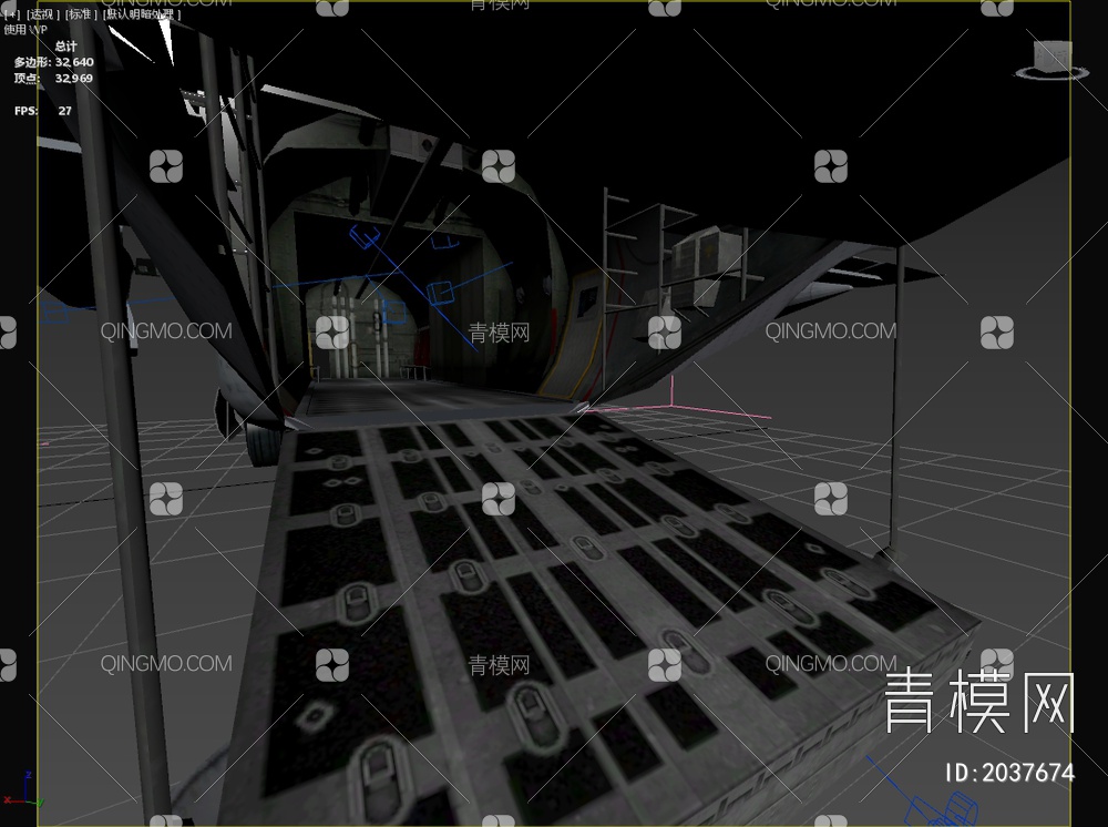 C130H运输机中型战术运输机大力士大力神飞机军事带内饰带驾驶舱带控制台带机舱门可开3D模型下载【ID:2037674】