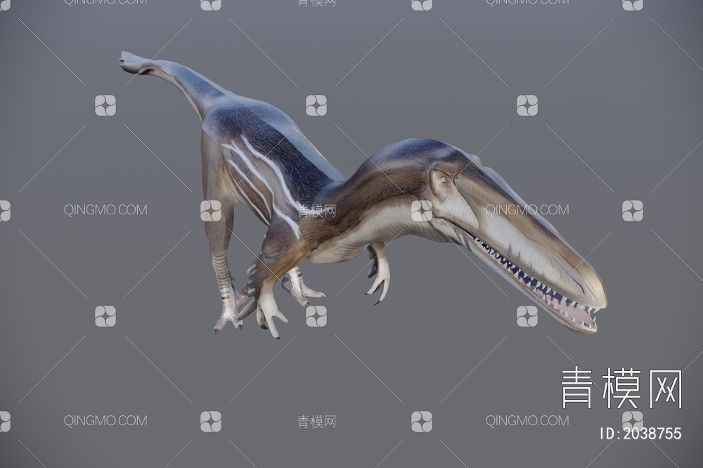 恐龙SU模型下载【ID:2038755】