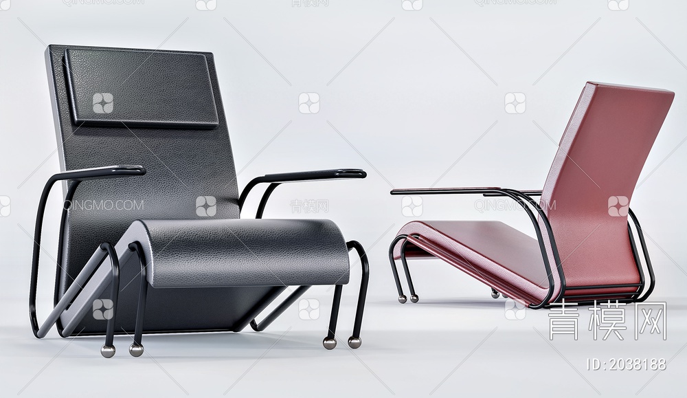 Minotti 米洛提 休闲椅3D模型下载【ID:2038188】
