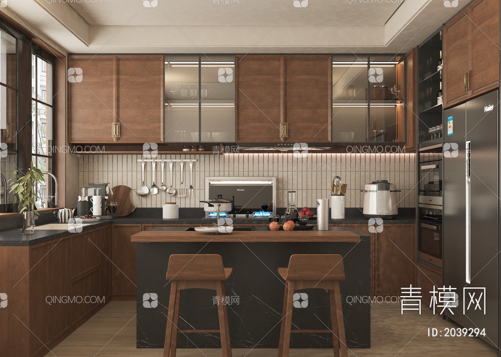 厨房3D模型下载【ID:2039294】