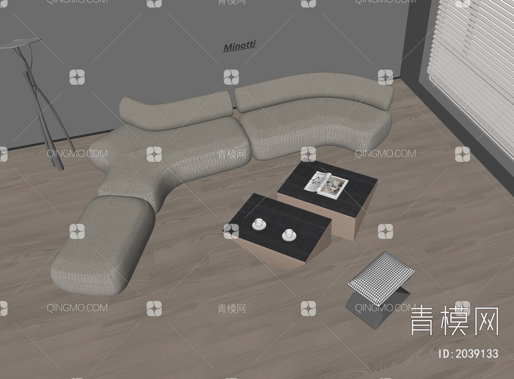 Minotti 米洛提SU模型下载【ID:2039133】