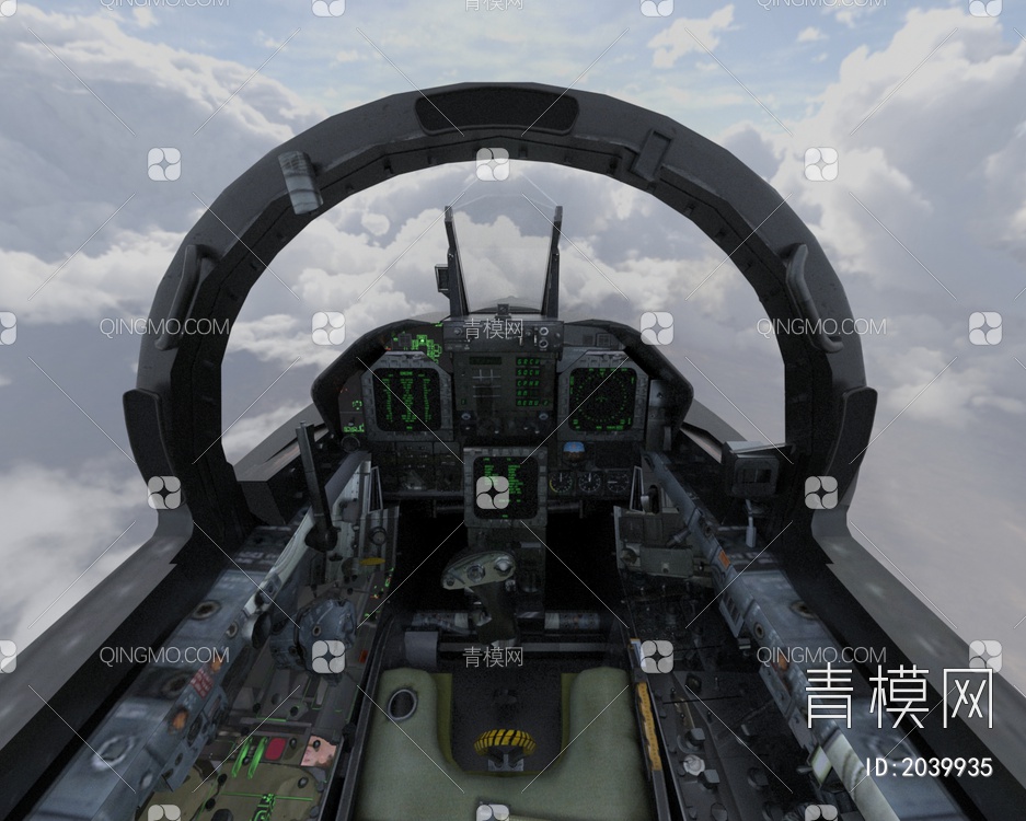 FA18战斗攻击机大黄蜂舰载战斗攻击机低配版3D模型下载【ID:2039935】