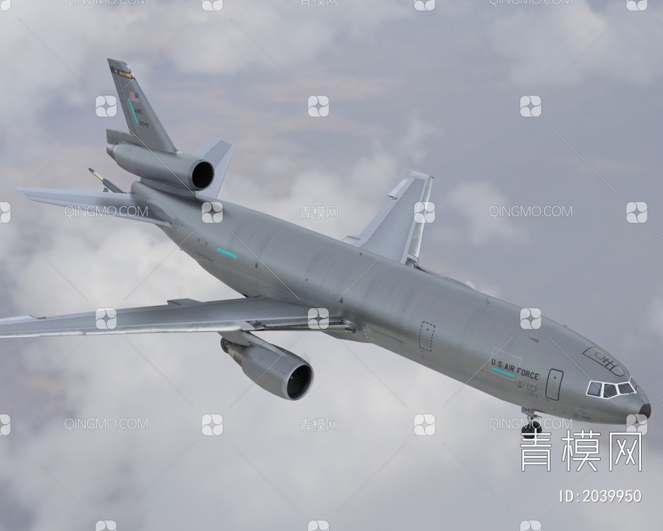 KC10空中加油机低配版3D模型下载【ID:2039950】