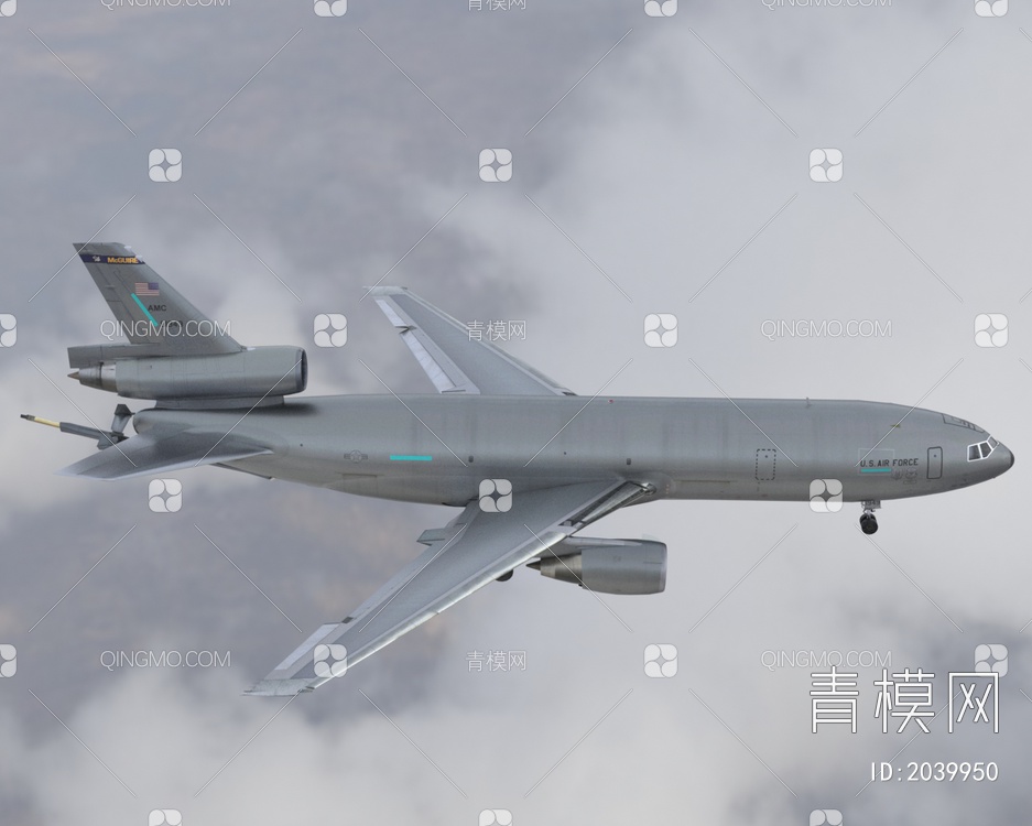 KC10空中加油机低配版3D模型下载【ID:2039950】
