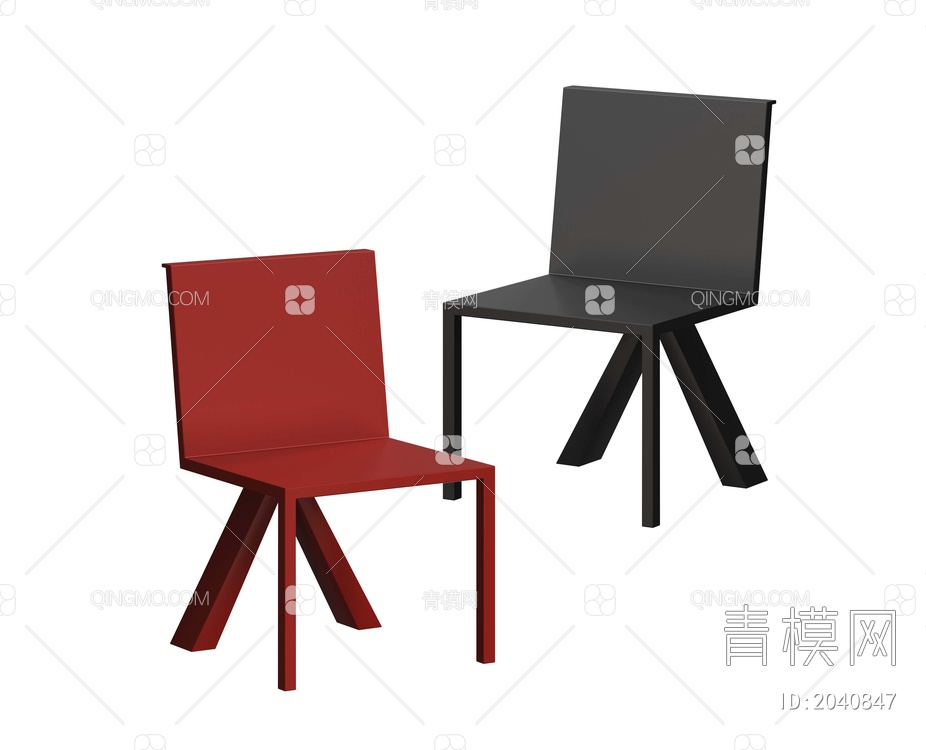 单椅3D模型下载【ID:2040847】