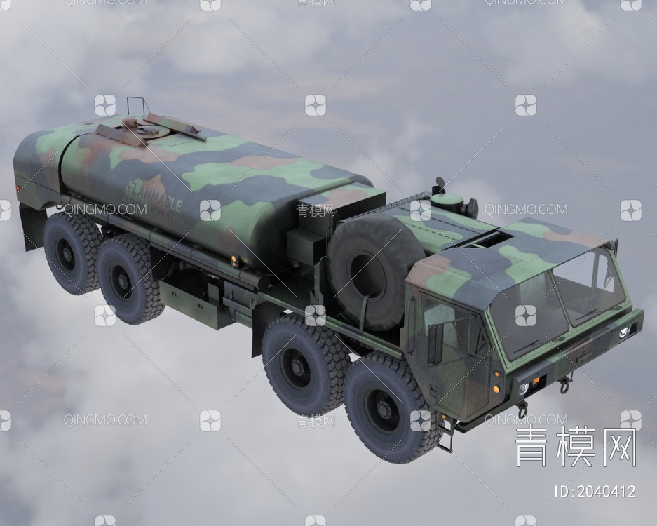 M977重型扩大机动性战术卡车23D模型下载【ID:2040412】