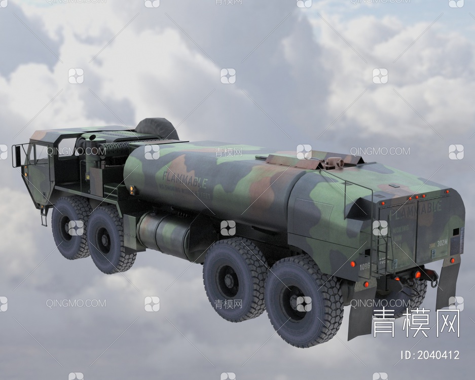 M977重型扩大机动性战术卡车23D模型下载【ID:2040412】