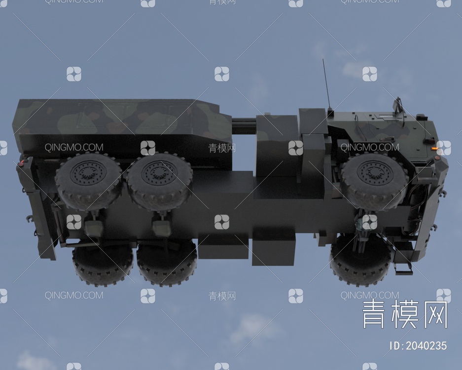 M142自行火箭炮海马斯3D模型下载【ID:2040235】