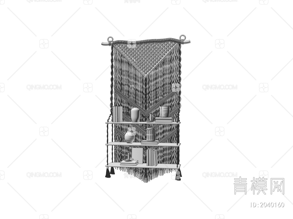 墙饰 挂毯3D模型下载【ID:2040160】