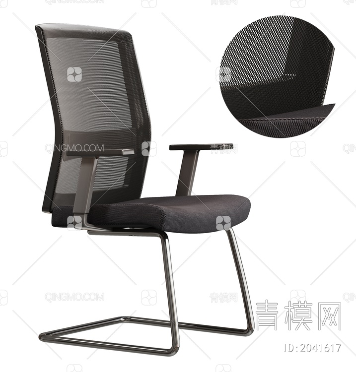 办公椅3D模型下载【ID:2041617】
