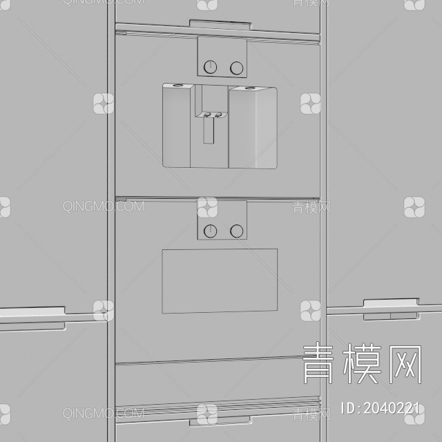 烤箱3D模型下载【ID:2040221】