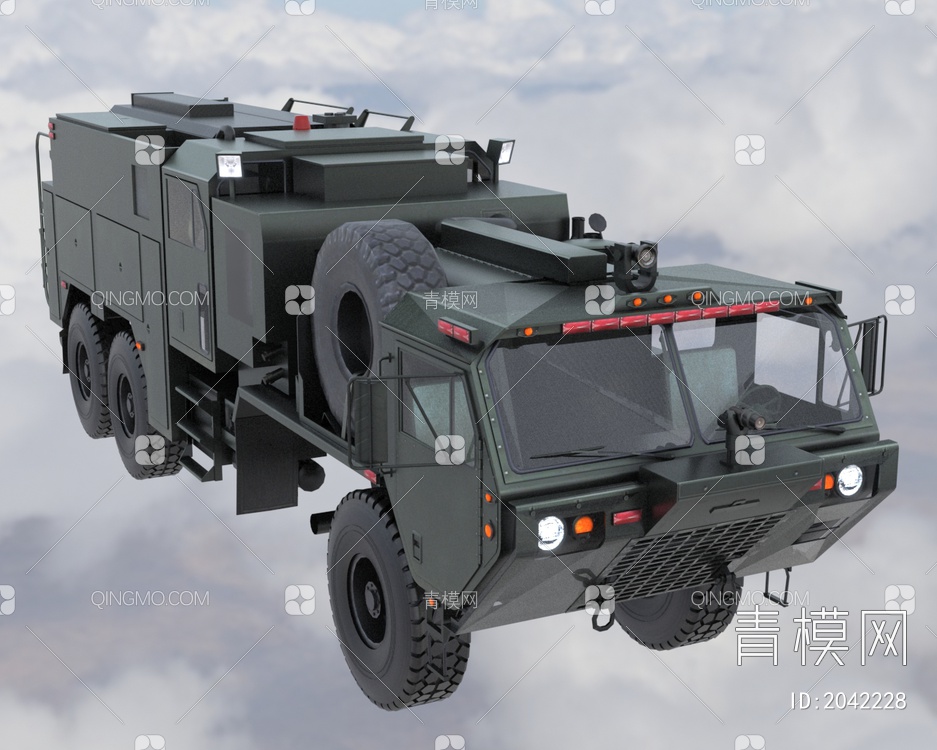HEMTT重型高机动战术卡车3D模型下载【ID:2042228】
