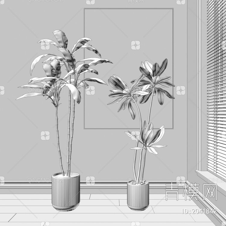 盆栽 盆景3D模型下载【ID:2041842】