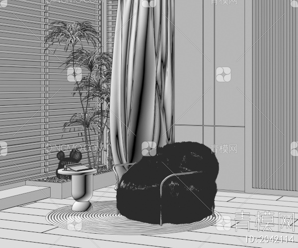 懒人沙发3D模型下载【ID:2042114】