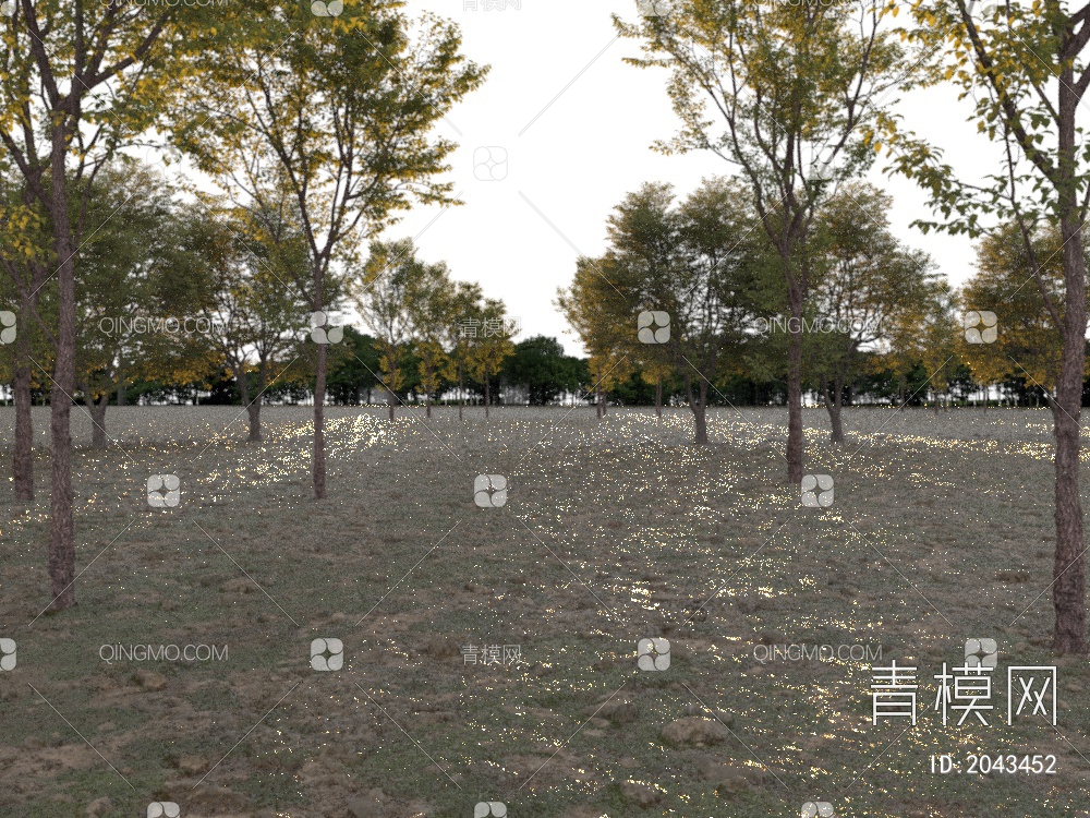 植物灌木 草坪 草皮 花草 野草 树木 草地 灌木组合 植物组合 景观组合 乔木3D模型下载【ID:2043452】