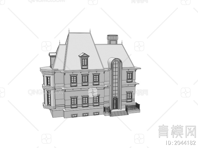 建筑 房屋3D模型下载【ID:2044182】