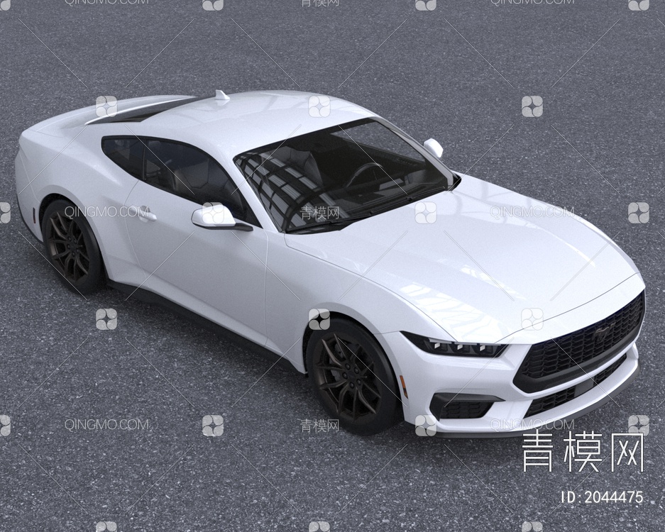 2024款福特MustangSTD汽车带内饰车门可开关3D模型下载【ID:2044475】