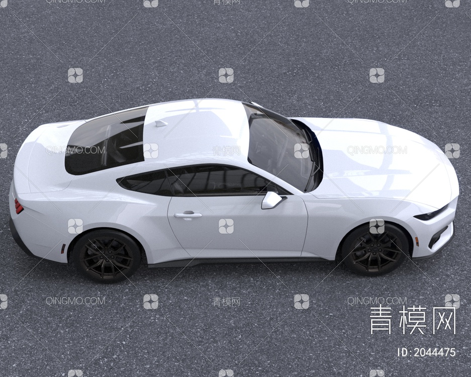 2024款福特MustangSTD汽车带内饰车门可开关3D模型下载【ID:2044475】