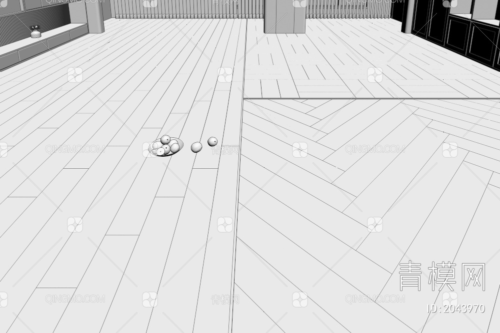 木地板3D模型下载【ID:2043970】