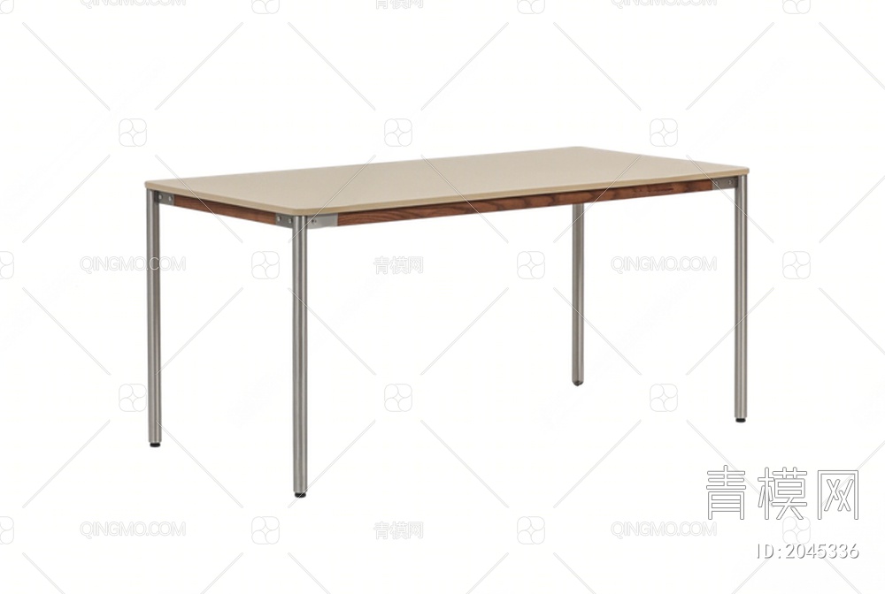 长方形餐桌3D模型下载【ID:2045336】