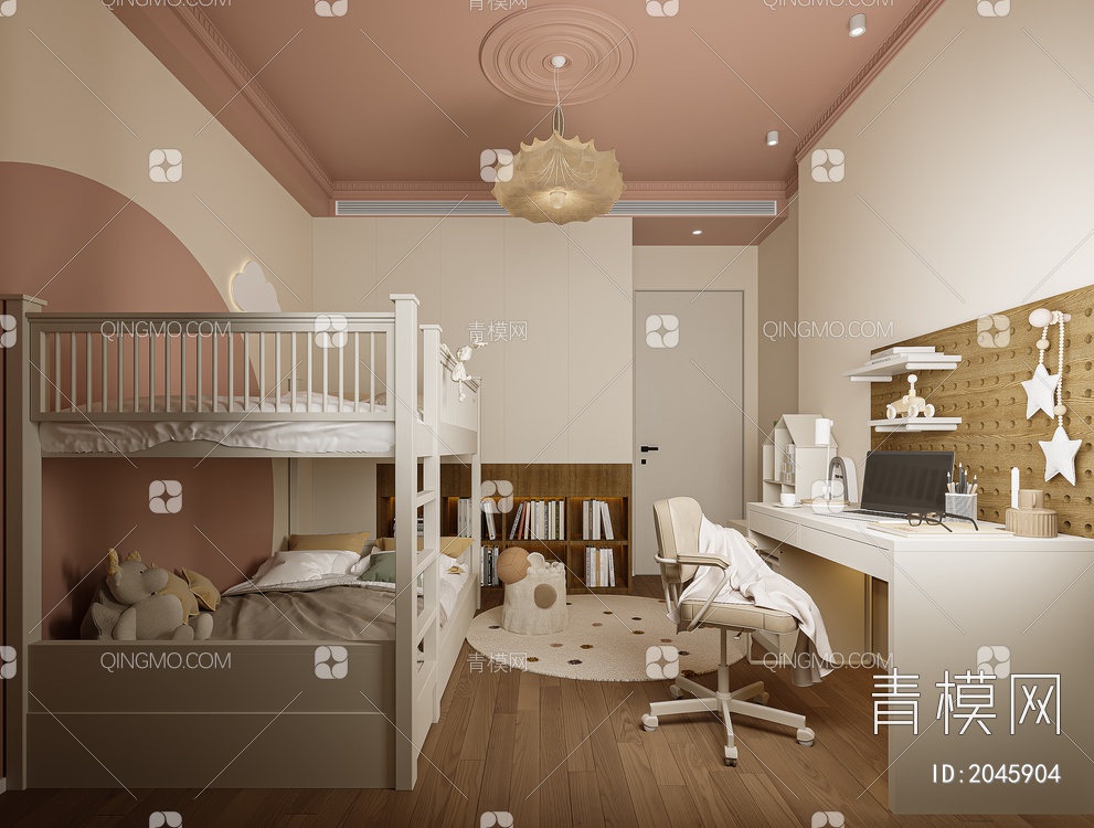 儿童房3D模型下载【ID:2045904】