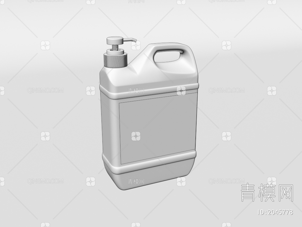 桶装洗洁精3D模型下载【ID:2045778】