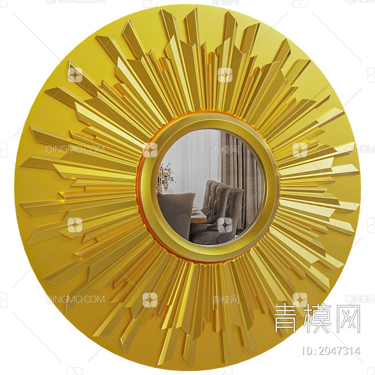 Mirror Star太阳圆镜3D模型下载【ID:2047314】