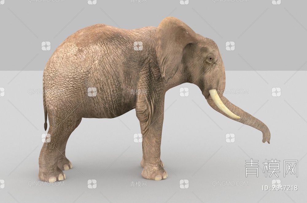 大象3D模型下载【ID:2047218】