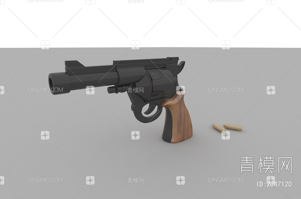 手枪3D模型下载【ID:2047120】