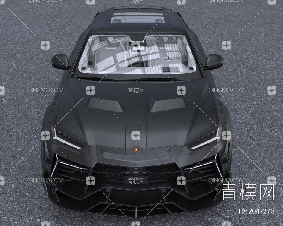 兰博基尼Urus迈沙锐Coupe汽车低配版3D模型下载【ID:2047270】