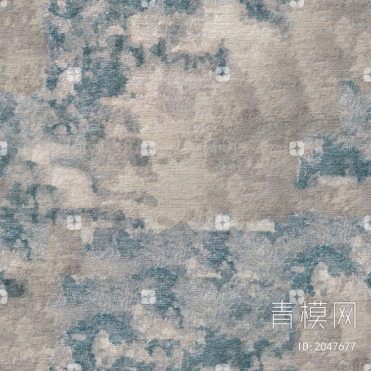 现代无缝地毯，素色地毯，毛绒地毯，抽象图案地毯贴图下载【ID:2047677】