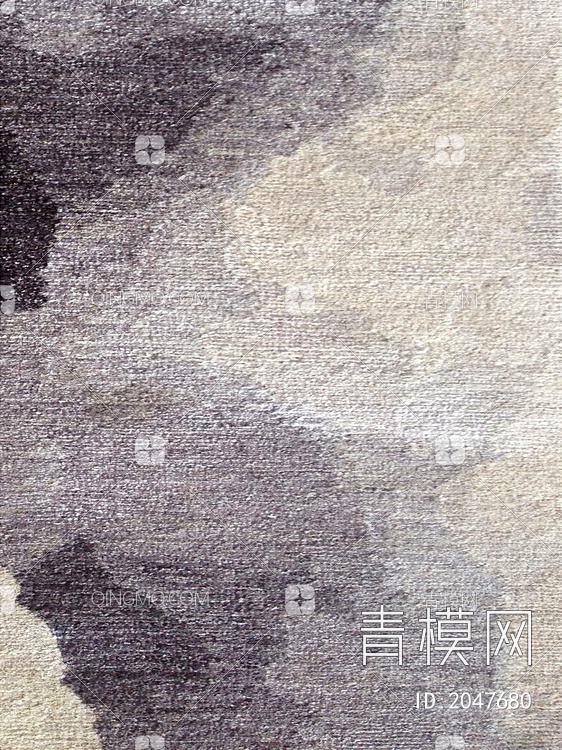 现代无缝地毯，素色地毯，毛绒地毯，抽象图案地毯贴图下载【ID:2047680】