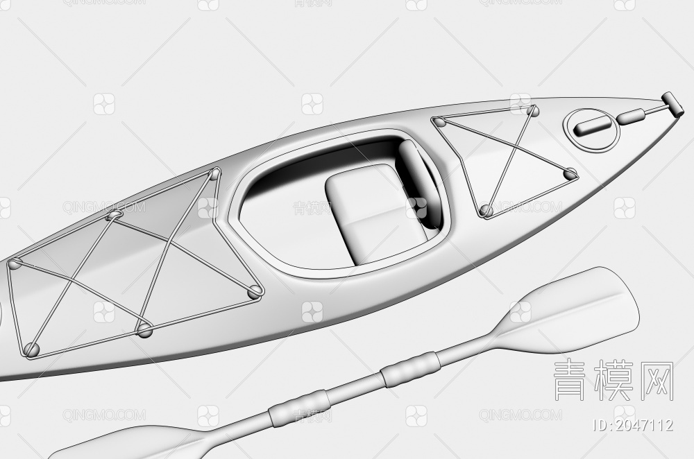 皮划艇3D模型下载【ID:2047112】