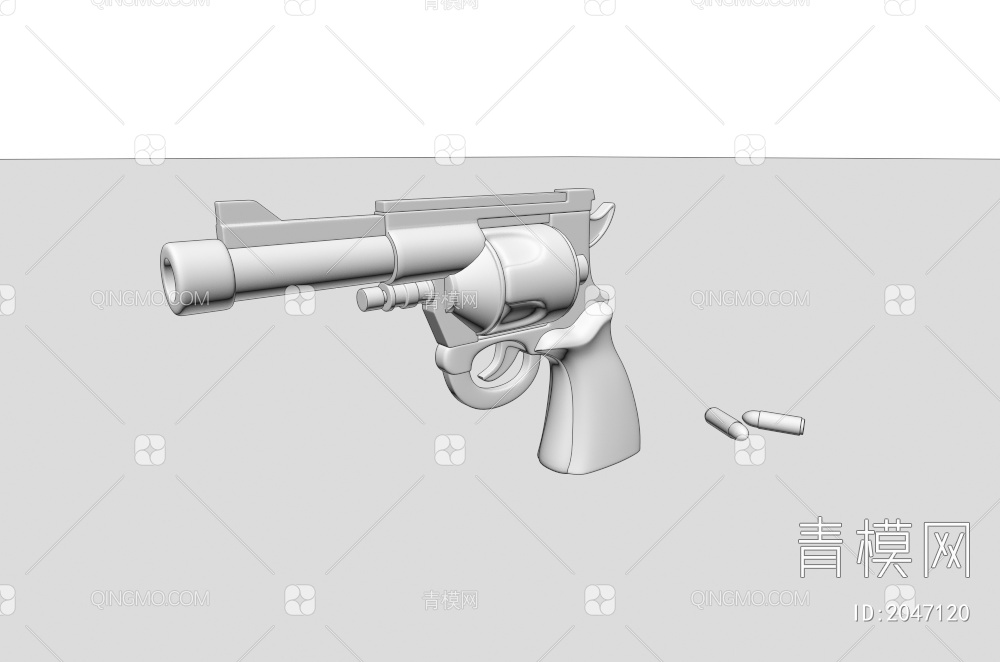 手枪3D模型下载【ID:2047120】